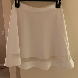 White skirt